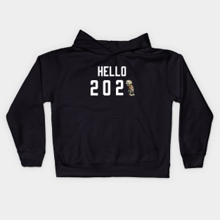 Hello 2021 zombie Kids Hoodie